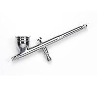 Tamiya Pistolet aérographe double action HG Airbrush 74537, 0,3 mm, 7 cc, argent