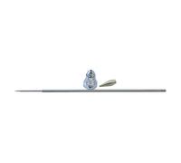 Aérographe Paasche Douchette, Argent, Taille 3