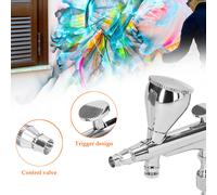 Aérographe professionnel polyvalent T218, 0.3mm, ensemble de pompe à Air Max 30PSI pour la fabrication de modèles, peinture artistique DIY
