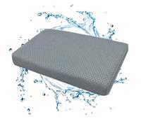AEROiVi Coussin de siège de Douche, Coussin en Maille 3D, 40 x 30 x 5 cm, Gris, Polyester, sécurité pour Bain et Douche, sièges et bancs de Transfert