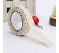 Aeromdale 5pcs Rouleau Ruban Dentelle Décoratif Adhésif Autocollant Galon Masking Tape washi DIY 18mm Beige Truc Pratique