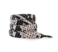 Aeromdale Animal Match Shoelaces Flat Sneakers Tolevas Chaussures Lacets Snake Imprimerie Shoelace Colore Creative Unisexe 8 mm Cortes de chaussures - D - 140 cm