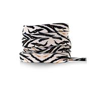 Aeromdale Animal Pattern Shoelaces Flat Sneakers Canvas Shoe Laces Tiger Zebra Print Shoelace Colorful Creative Unisex 8mm Shoes Strings - C - 140cm