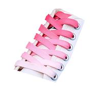 Aeromdale Flat Shoelaces Sneakers Toile Chaussure Lacets Arc-en-ciel Dégradé Motif Shoelaces Sports Shoelace Creative Unisexe 8mm Chaussures Cordes pour Enfants Adultes - F - 120cm