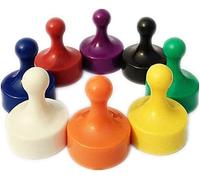 Aeromdale Lot de 8 aimants coniques pour tableau blanc avec poignée pour tableau magnétique