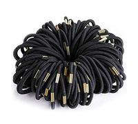 Aeromdale Noir Élastiques Élastiques À Cheveux Hairband Fille Femmes Accessoire Cheveux Chouchou Cheveux 100 Pcs Accessoire Cheveux Cadeau pour Amis