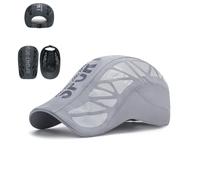 Aeromesh Sport Cap, Lightweight and Quick-Drying, Breathable Mesh Design, Adjustable Fit (21-26in), Perfect for The Court (Light Gray)