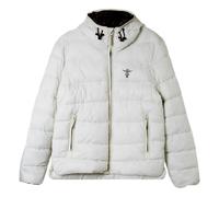 AERONAUTICA MILITARE AB2184 Veste Homme Bomber Matelassée Blanche à Capuche