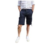 Aeronautica Militare - Bermuda cargo style militaire décontracté - Homme - Shorts - Bleu - Taille: M