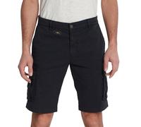Aeronautica Militare Bermuda Homme en Cavalry Twill (Bleu marine), bleu marine, 50