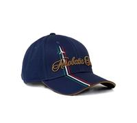 Aeronautica Militare Chapeau Homme HA1163 Casquette Brodée Pilote Flèches Tricolor, bleu marine, Taille Unique