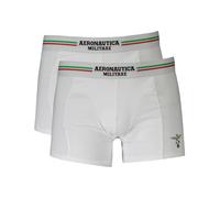 Aeronautica Militare, Homme, Sous-vêtements, Blanc, Taille: XL Boxer Homme en Coton Blanc