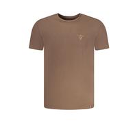 Aeronautica Militare, Homme, Tops, Brun, Taille: M Cotton T-Shirt