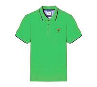 Aeronautica Militare, Homme, Tops, Vert, Taille: 4XL Polo en coton à manches courtes vert