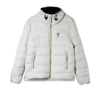 Aeronautica Militare, Homme, Vestes, Blanc, Taille: L Veste rembourrée à capuche blanche ripstop