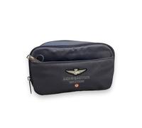 Aeronautica Militare Pochette en toile New City, Noir , souple