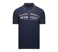 Aeronautica Militare - Polo - Homme - Tops - Bleu - Taille: 2XL