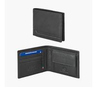 Aeronautica Militare Portefeuille homme en cuir avec porte-quartiers ligne Moon AM 231, Noir , Taglia Unica, Décontracté