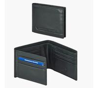 Aeronautica Militare Portefeuille homme en cuir avec rabat ligne Moon AM 232, Noir , Taglia Unica, Décontracté