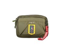 Aeronautica Militare Sac Banane Marsupio Frecce Tricolori Vert Tissu Technique Caoutchouté 21,5 x 10 x 14,5 cm