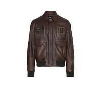 Aeronautica Militare - Pilot Leather Jacket - Homme - Vestes - Brun - Taille: M