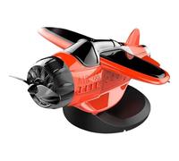 Aéronef à énergie solaire pour voiture bureau alliage énergie solaire rotation avion hélicoptère énergie solaire décor rotatif ornements