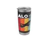 Aéroport ALO de Waterloo Gobelet isotherme en acier inoxydable double paroi