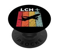 Aéroport LCH Lake Charles PopSockets PopGrip Adhésif