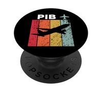 Aéroport PIB de Hattiesburgÿlaurel PopSockets PopGrip Adhésif