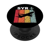Aéroport SYR de Syracuse PopSockets PopGrip Adhésif