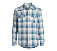 AÉROPOSTALE Chemise gris clair / pétrole / blanc, Taille XS