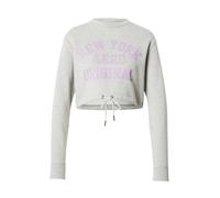 AÉROPOSTALE Sweat-shirt 'NEW YORK ORIGINAL' gris chiné / violet, Taille L
