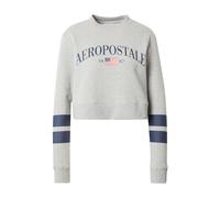 AÉROPOSTALE Sweat-shirt 'USA' bleu marine / gris chiné / rouge sang / blanc naturel, Taille XL