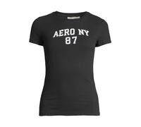 AÉROPOSTALE T-shirt 'AUG AERO NY 87' noir / blanc, Taille XS