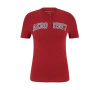 AÉROPOSTALE T-shirt bleu marine / bourgogne / blanc, Taille M