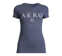 AÉROPOSTALE T-shirt bleu marine / or / blanc, Taille XS