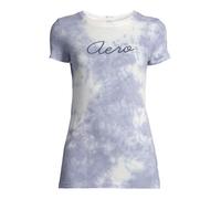 AÉROPOSTALE T-shirt bleu violet / blanc, Taille M