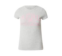 AÉROPOSTALE T-shirt gris chiné / rose ancienne, Taille XS