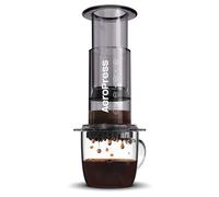 AeroPress Clear Koffiepers - 3-in-1 Zetmethode Combineert Franse Pers, Filterkoffie en Espresso, Vol Aroma Zonder Korrels of Bitterheid, Compacte Draagbare Koffiemaker voor Camping, Transparant