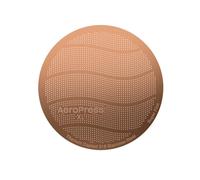 AeroPress Filtres Métalliques Gold Tone Réutilisables pour Cafetières AeroPress, Café Riche sans Amertume, Filtre Doré Facile à Nettoyer, Filtration en Acier Inoxydable Compatible Format XL