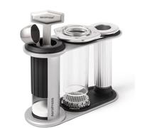 AeroPress Support de rangement en acier inoxydable avec support de rangement pour filtres, support compatible avec cafetière premium transparente et originale