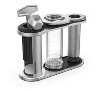 AeroPress Support de rangement en acier inoxydable avec support de rangement pour filtres, support compatible avec cafetière premium transparente et originale