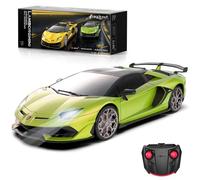 AEROQUEST Lamborghini Voiture Télécommandée sous Licence Officielle, échelle 1:24 Jouet de Course de Sport électrique pour Garçons et Filles
