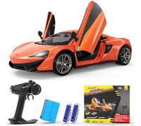 AEROQUEST McLaren 570S Voiture télécommandée 1:14 - Voiture RC sous licence officielle - Pour garçon - Cadeau d'anniversaire - Orange