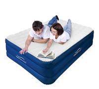 AeroRest Cloud Top lit Gonflable Deux Personnes | Extra Long 210 cm | avec surmatelas Amovible et Lavable | Lit Gonflable Haut et Ferme | Gonflable grâce à la Pompe électrique intégrée