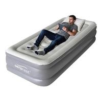 AeroRest Matelas gonflable Supreme Plush XL 1 personne | 210 cm de longueur | Avec pompe électrique intégrée