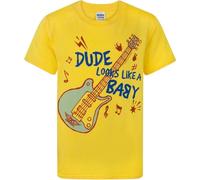 Aerosmith - "Dude Looks Like A Baby" T-shirt pour enfants NS6400 (104) (Jaune)