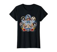 Aerosmith Peace Out Chapiteau T-Shirt, Femme, Noir, L