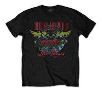 Aerosmith - T-Shirt # M Unisex Black # Deuces are Wild, Vegas [Import]