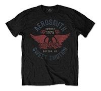 Aerosmith - T-Shirt # S Black Unisex # Sweet Emotion [Import]